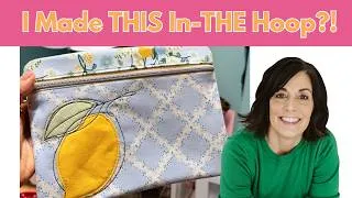 Thumbnail: Make a Zipper Pouch Completely In the Hoop (Beginner Friendly!)