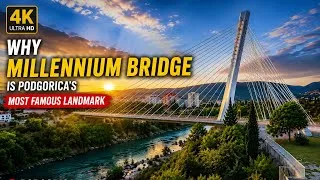 Thumbnail: Why Millennium Bridge Is Podgorica’s Most Famous Landmark | Montenegro Travel Vlog 4K