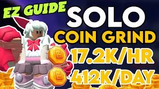 Thumbnail: [412K/DAY] BEST Solo Coin Grind Strat ONLY 1 TOWER (FULL GUIDE) | Roblox TDS