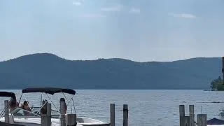 Thumbnail: Flying low over the lake!