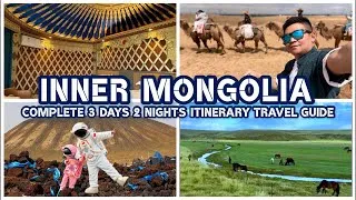 Thumbnail: 🇨🇳 3 DAYS 2 NIGHTS INNER MONGOLIA ITINERARY || Grassland + Desert + Volcano + Yurt Travel Experience