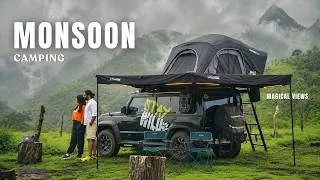 Thumbnail: Rain, Fog & Endless Views | Monsoon Camping in My Jimny