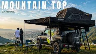 Thumbnail: I Slept on a Mountain Peak in my Rooftop Tent | Jimny Camping