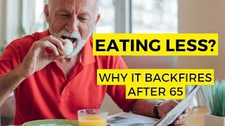 Thumbnail: The "Eat Less To Live Longer" Trap (It Reverses With Age) #longevity
