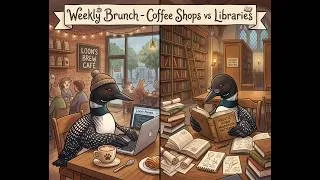 Thumbnail: Weekly Brunch # 43 - Coffee Shops vs Libraries