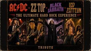 Thumbnail: AC/DC • ZZ Top • Black Sabbath • Led Zeppelin 🔥 The Ultimate Hard Rock Experience | Tribute