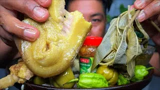 Thumbnail: Vawksa Leh Sapthei Hnah Kan 🌿king chilli 🌶️Mukbang🍱 aww 👍