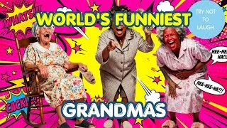 Thumbnail: These grandmas are UNHINGED 💀😂 #3 had me CRYING! Which one made you laugh the hardest? 