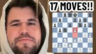 Thumbnail: Magnus Carlsen BEATS an IM in ONLY 17 MOVES! | Titled Tuesday 2026