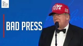 Thumbnail: Trump jokes about seeking another presidential term at White House press gala