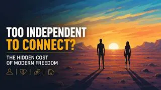 Thumbnail: The Invisible Cost Of Independence: Why Modern Freedom Is Making Relationships Fail
