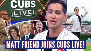 Thumbnail: Matt Friend Joins Cubs Live To Talk Impressions, Comedy & Throwing the First Pitch at Wrigley Field