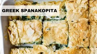 Thumbnail: Spanakopita Recipe (Greek Spinach Pie Recipe!)