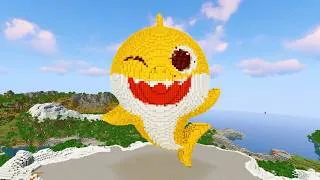 Thumbnail: I Built Baby Shark in Minecraft!