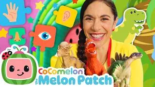 Thumbnail: Dinosaur Play Pretend |  Learn about Dinosaurs and Senses with Ms. Appleberry | The Melon Patch