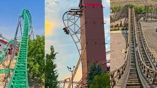 Thumbnail: Every Roller Coaster At Lagoon Amusement Park in Utah! Cannibal! Primordial! Wicked! Front Seat POV!