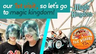 Thumbnail: Our FIRST Time at MAGIC KINGDOM! Disney World Orlando Vlog | Big Thunder, TRON, Tiana & More!