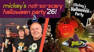 Thumbnail: Trick-or-Treating, Fireworks & Characters! | Mickey’s Not-So-Scary Halloween Party 2026