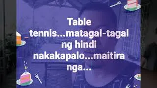 Thumbnail: getting back to table tennis form