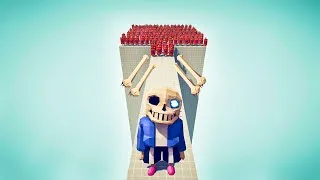 Thumbnail: SANS vs 100x UNITS - Totally Accurate Battle Simulator TABS