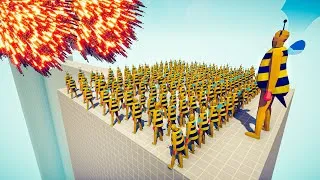 Thumbnail: 100x BEE + GIANT BEE vs EVERY GOD - Totally Accurate Battle Simulator TABS