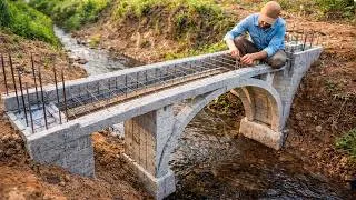 Thumbnail: Man Builds AMAZING MINI BRIDGE over a Creek