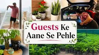 Thumbnail: CHAKACHAK GHAR✨Sbb Chamak Gya Glass Doors Cleaning Machine Se| Guests Ready Home | Resetting