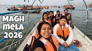 Thumbnail: WENT TO VISIT PRAYAGRAJ MAGH MELA✨🙌|| Mira Rajput || #vlog