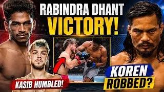 Thumbnail: Rabindra Dhant VICTORY! Destroys Kasib Murdoch | Chungreng Koren ROBBED? | Road to UFC