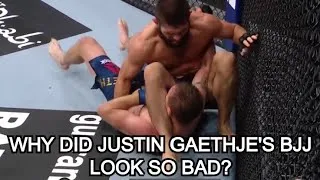 Thumbnail: Why Did Justin Gaethje's Jiu Jitsu Look So Bad?
