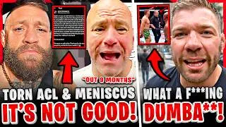 Thumbnail: Conor McGregor RELEASES EMOTIONAL STATEMENT on INJURY! Dricus du Plessis NOT HAPPY! Dana White