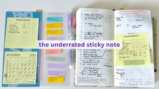 Thumbnail: a hobonichi weeks update | functional planning in sticky notes