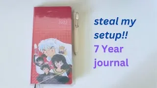 Thumbnail: steal my setup for a 7 year journal | hobonichi weeks