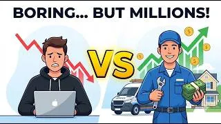 Thumbnail: Why Boring Businesses Make Millions (While Everyone Chases Trends)