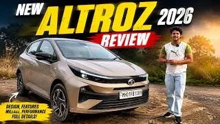 Thumbnail: 2026 Tata Altroz Review 😱 | New Design, Features, Mileage & Price | Worth Buying?