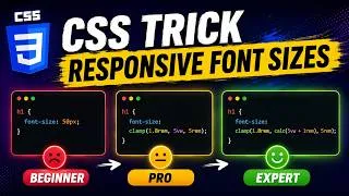 Thumbnail: CSS Trick For Responsive Font Sizes