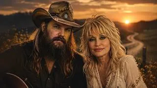 Thumbnail: Chris Stapleton ft Dolly Parton- Whiskey & Wildflowers (AI Music Video)