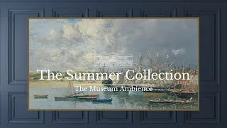 Thumbnail: Summer Harbour Landscape • Vintage Art for TV • 2 hours of steady painting • The Summer Collection