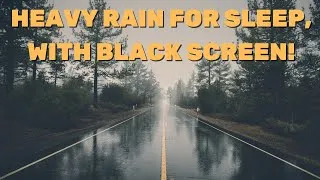 Thumbnail: 8 hours of Thunder SoundsㅣBlack Screen For Better Sleep! Heavy Rain for Sleep, Study and Relaxation