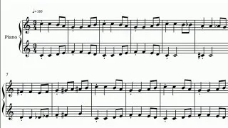 Thumbnail: Mikrosonata for piano (audio + sheet music)