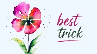 Thumbnail: How to Paint Simple Watercolor Flowers | Easy Watercolor Tutorial for Beginners