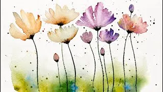 Thumbnail: Fun & Simple Watercolor Flower Painting | Tutorial for Beginners
