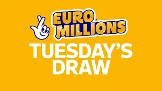Thumbnail: The National Lottery EuroMillions draw results from Tuesday 11 August 2026