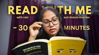 Thumbnail: read with me for 30 mins as I read Yellowface (rain & thunder sounds)