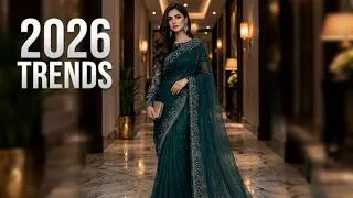 Thumbnail: Saree design ideas | Beautiful Saree design 🔥 different different ideas 
