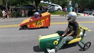 Thumbnail: WE CAME TO WATCH... NOW WE WANT TO RACE!!! 2nd Annual Auggie SOAPBOX DERBY Clayton, Georgia