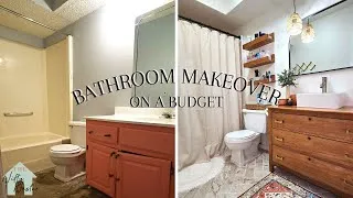 Thumbnail: BATHROOM MAKEOVER ON A BUDGET | DECORATING SMALL BATHROOM + REVEAL (BEFORE & AFTER)!