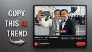 Thumbnail: How To Make Viral “Then vs Now” Videos With AI and Make Money