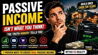 Thumbnail: The Truth About Passive Income (Stop Believing These Myths)