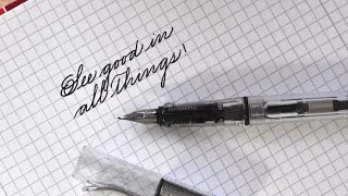 Thumbnail: Handwriting practice | Spencerian | Fountain Pen | Lamy | Cursive Handwriting